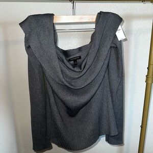 Banana Republic Factory Off-Shoulder Ribbed Sweater – XL – NWT
